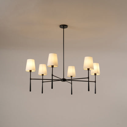 Rhodes Round Chandelier - Zelno Lighting
