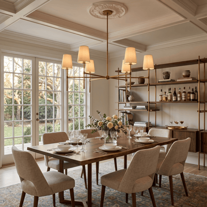 Rhodes Round Chandelier - Zelno Lighting