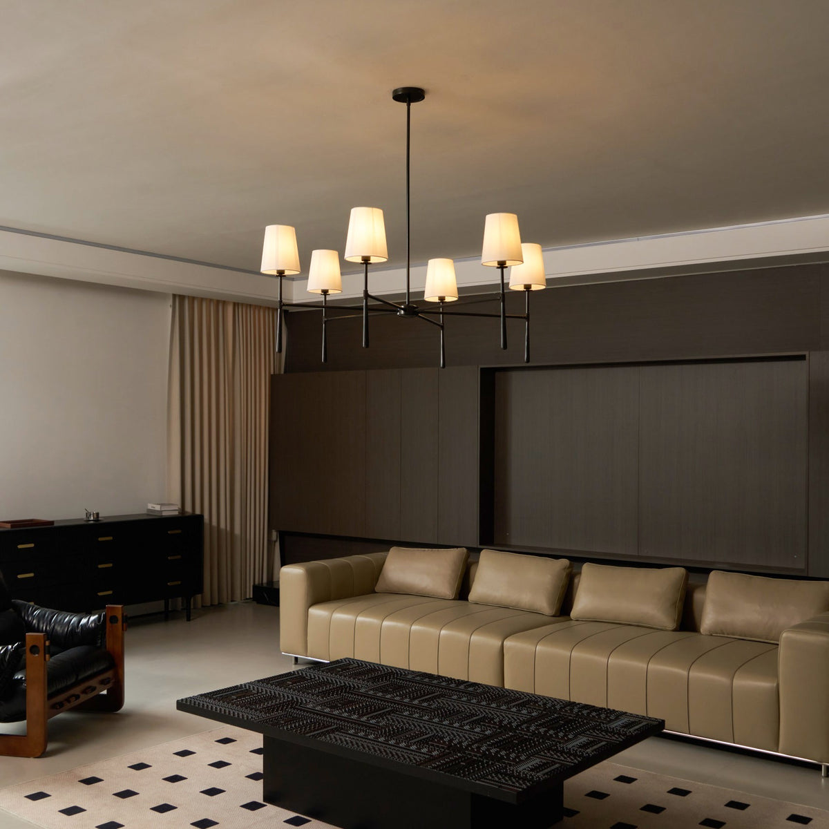 Rhodes Round Chandelier - Zelno Lighting
