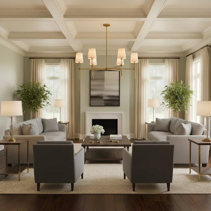 Rhodes Round Chandelier - Zelno Lighting