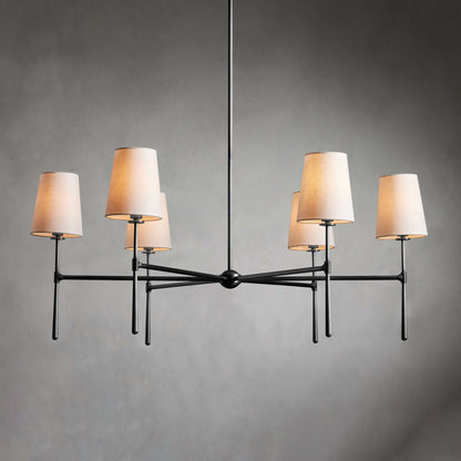 Rhodes Round Chandelier - Zelno Lighting