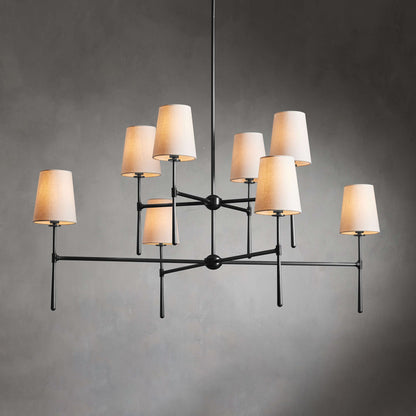 Rhodes Round Chandelier - Zelno Lighting