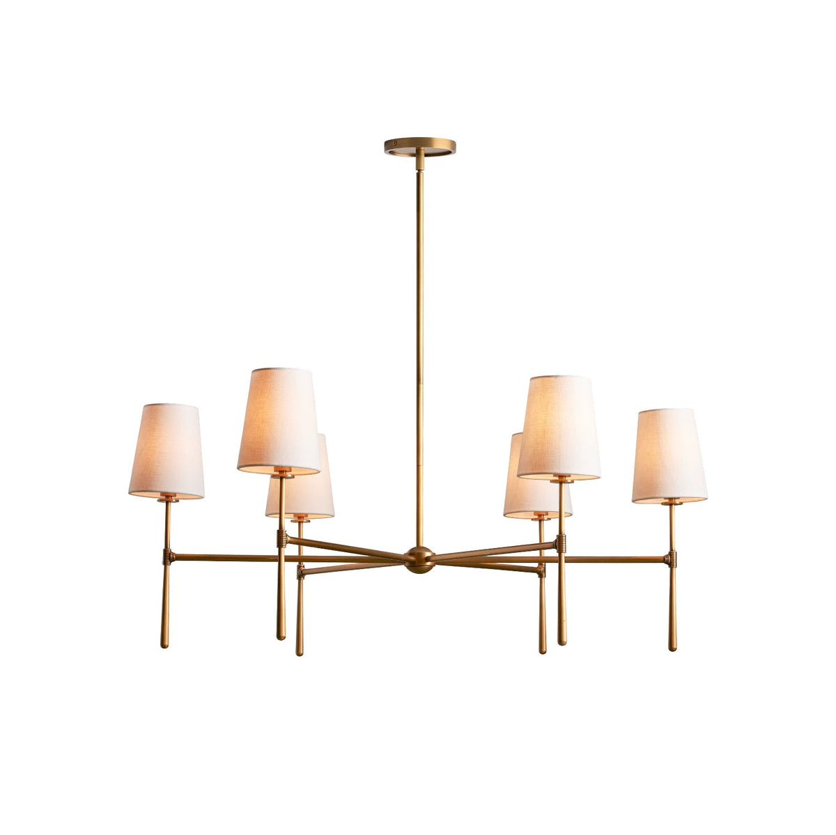 Rhodes Round Chandelier - Zelno Lighting