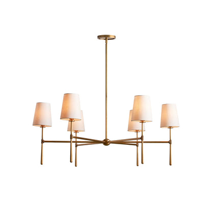 Rhodes Round Chandelier - Zelno Lighting