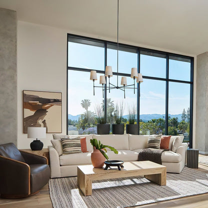 Rhodes Round Chandelier - Zelno Lighting
