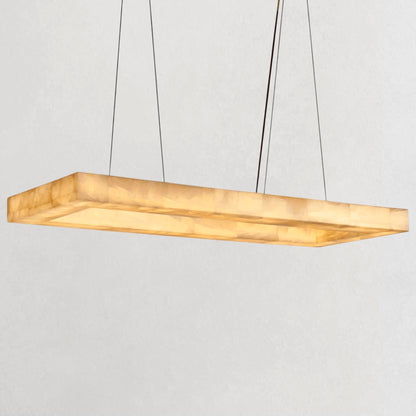 Rivaga Lueur Rectangular Chandelier - Zelno Lighting