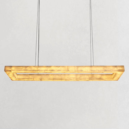 Rivaga Lueur Rectangular Chandelier - Zelno Lighting