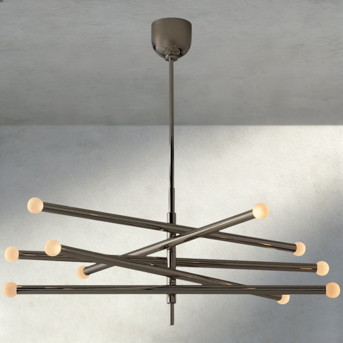 ROASI 10 - LIGHT MOBILE ORB CHANDELIER - Zelno Lighting