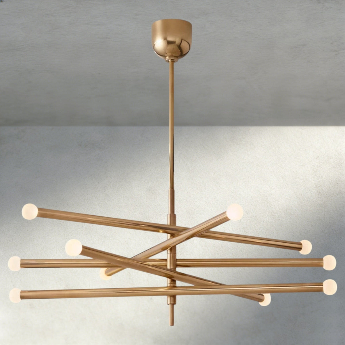 ROASI 10 - LIGHT MOBILE ORB CHANDELIER - Zelno Lighting