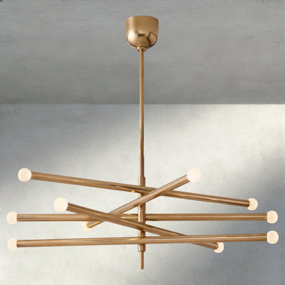 ROASI 10 - LIGHT MOBILE ORB CHANDELIER - Zelno Lighting