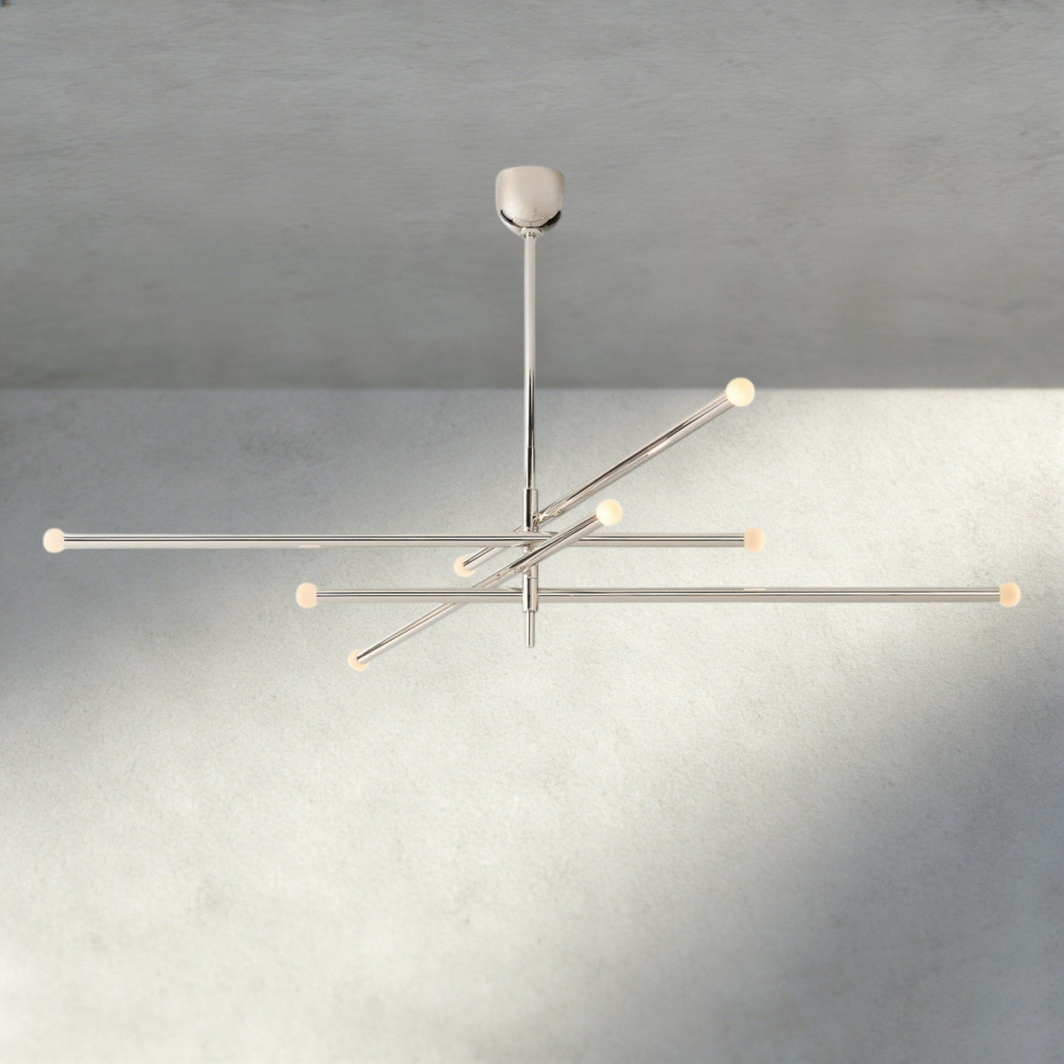 ROASI 8 - LIGHT MOBILE ORB CHANDELIER 53", 68" - Zelno Lighting