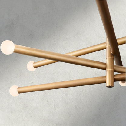 ROASI 8 - LIGHT MOBILE ORB CHANDELIER 53", 68" - Zelno Lighting