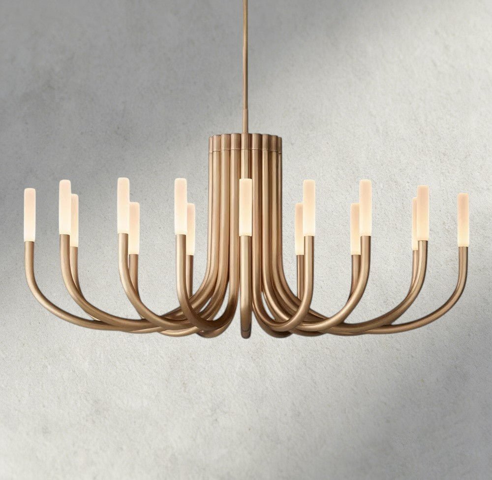 Roasi Round Chandelier 38", 50" - Zelno Lighting