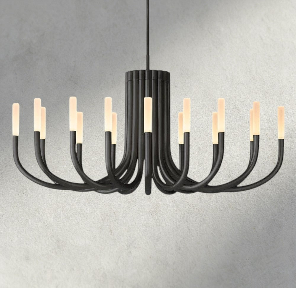 Roasi Round Chandelier 38", 50" - Zelno Lighting