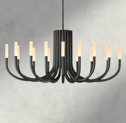 Roasi Round Chandelier 38", 50" - Zelno Lighting