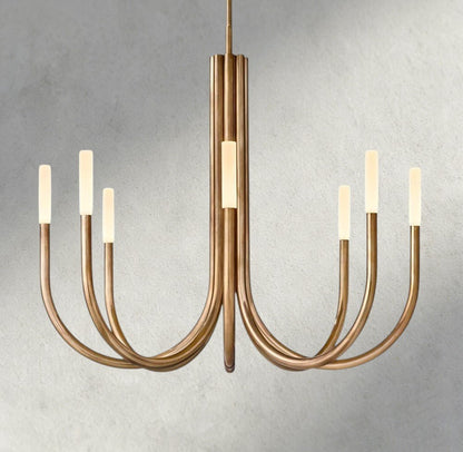 Roasi Round Chandelier 38", 50" - Zelno Lighting