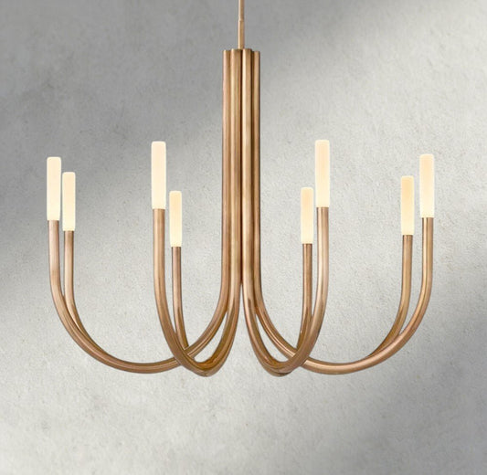 Roasi Round Chandelier 38", 50" - Zelno Lighting