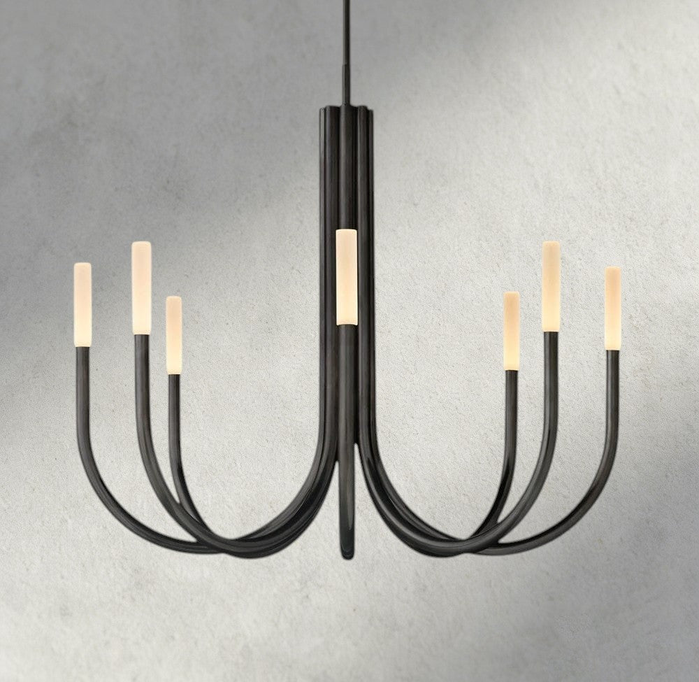Roasi Round Chandelier 38", 50" - Zelno Lighting