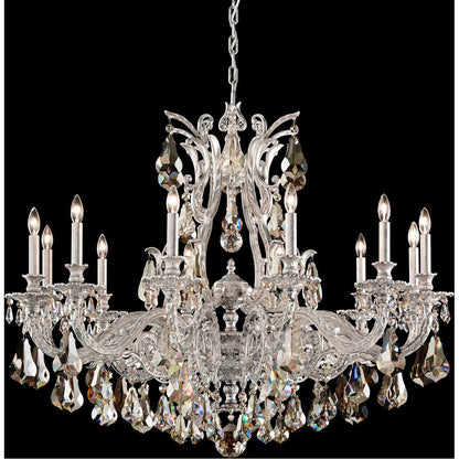 Saphie 12 Light Chandelier Heirloom Bronze Heritage - Zelno Lighting
