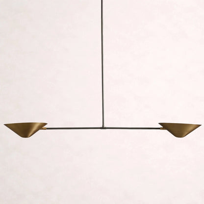 Simms 2 - Light Linear Chandelier - Zelno Lighting