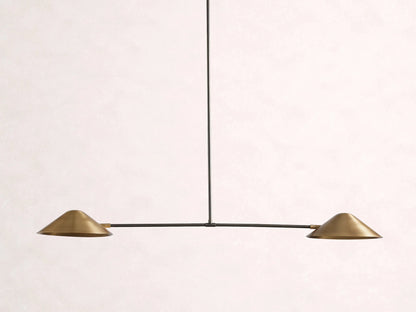 Simms 2 - Light Linear Chandelier - Zelno Lighting