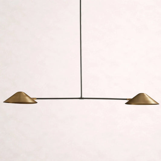 Simms 2 - Light Linear Chandelier - Zelno Lighting