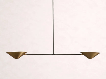 Simms 2 - Light Linear Chandelier - Zelno Lighting