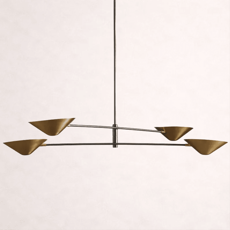 Simms 4 - Light Linear Chandelier - Zelno Lighting