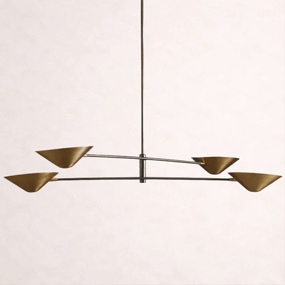 Simms 4 - Light Linear Chandelier - Zelno Lighting