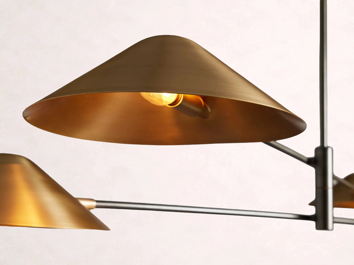 Simms 4 - Light Linear Chandelier - Zelno Lighting