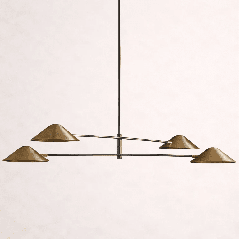 Simms 4 - Light Linear Chandelier - Zelno Lighting