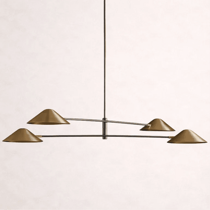 Simms 4 - Light Linear Chandelier - Zelno Lighting