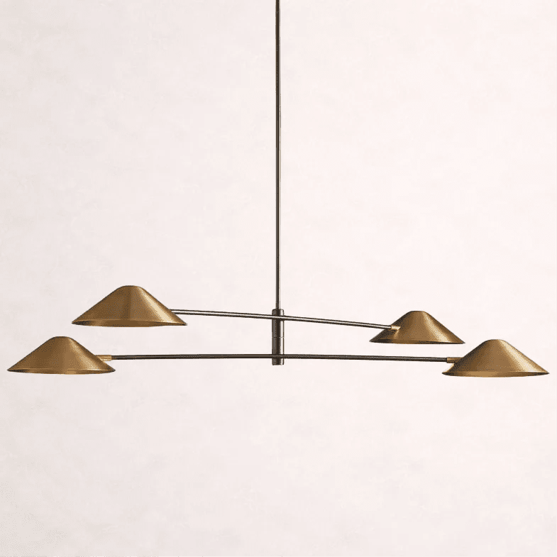 Simms 4 - Light Linear Chandelier - Zelno Lighting