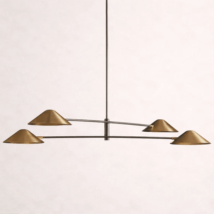 Simms 4 - Light Linear Chandelier - Zelno Lighting