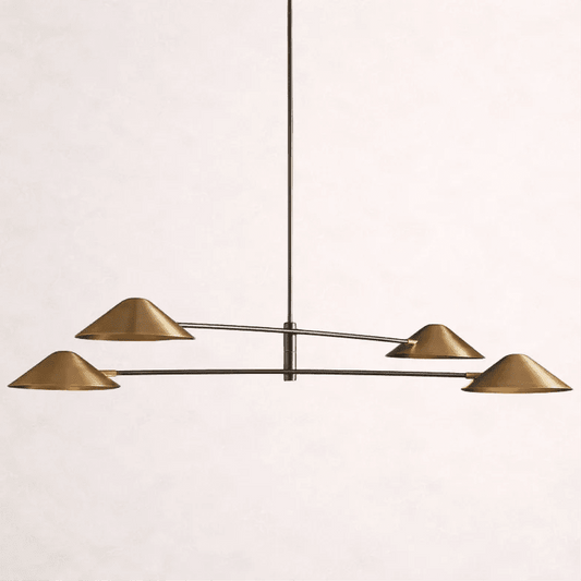 Simms 4 - Light Linear Chandelier - Zelno Lighting