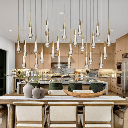 Soltaire Linear Chandelier - Zelno Lighting