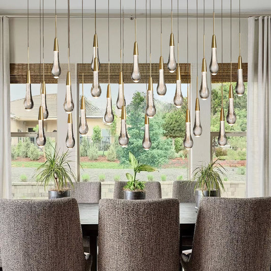 Soltaire Linear Chandelier - Zelno Lighting