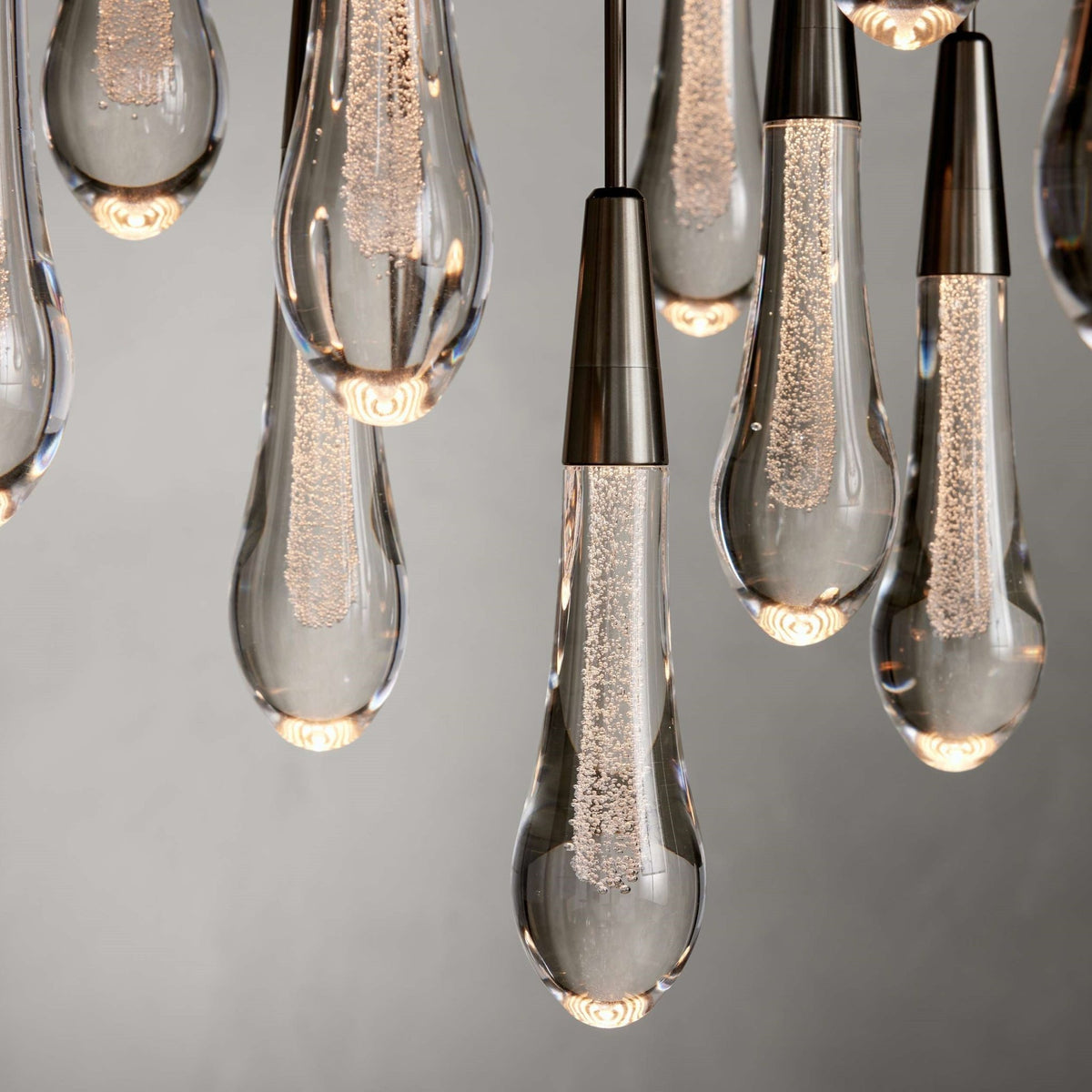 Soltaire Modern 17'' 24'' 36'' 58'' Round Chandelier Lighting - Zelno Lighting