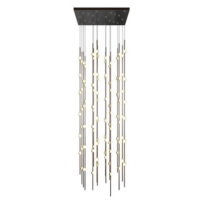 Sonne Constellation 22in Wide Beaded LED Chandelier - Zelno Lighting