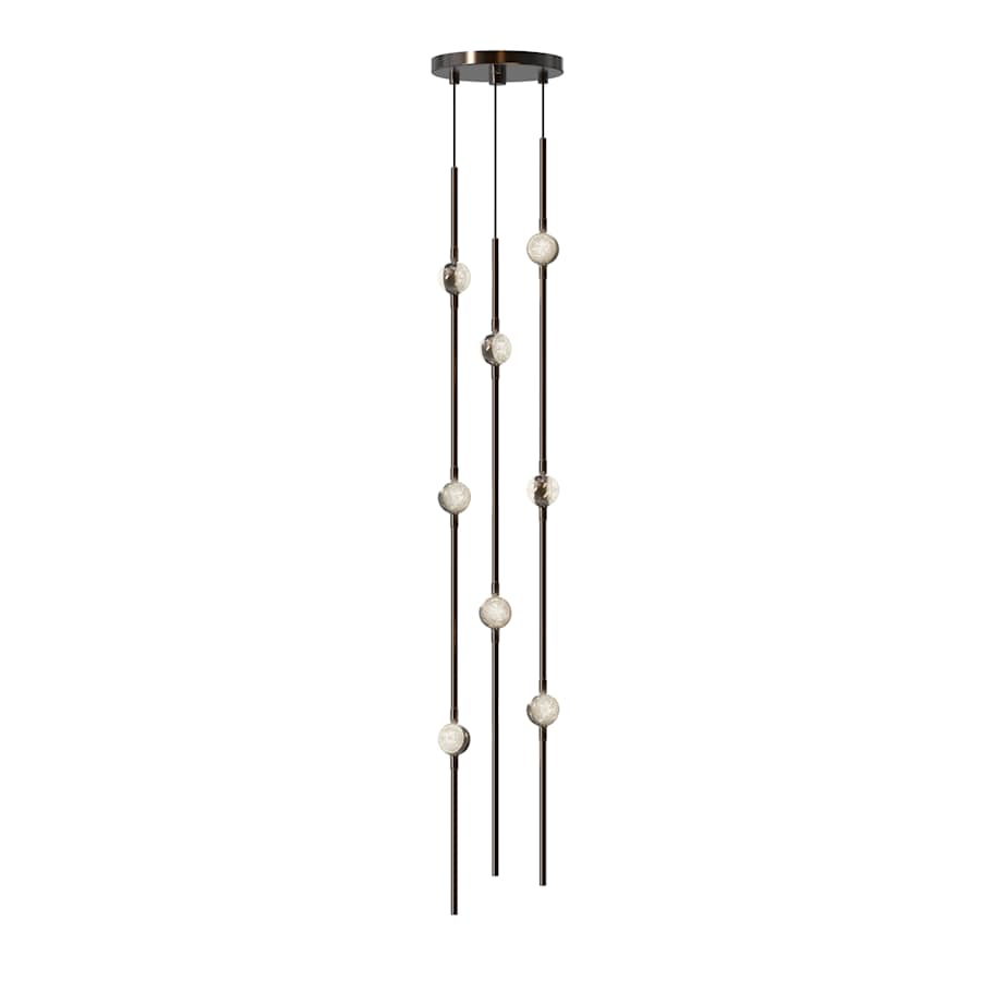 Sonne Constellation 6" Wide Beaded Chandelier - Zelno Lighting