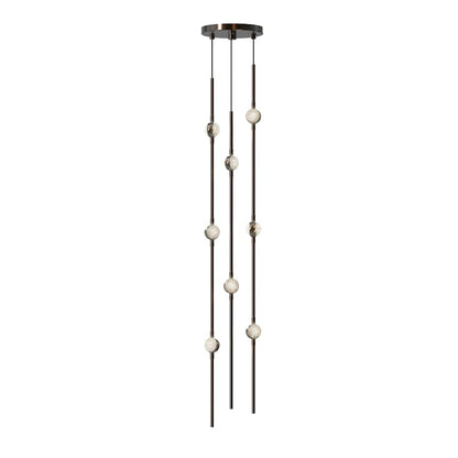 Sonne Constellation 6" Wide Beaded Chandelier - Zelno Lighting