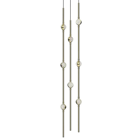 Sonne Constellation 6" Wide Beaded Chandelier - Zelno Lighting