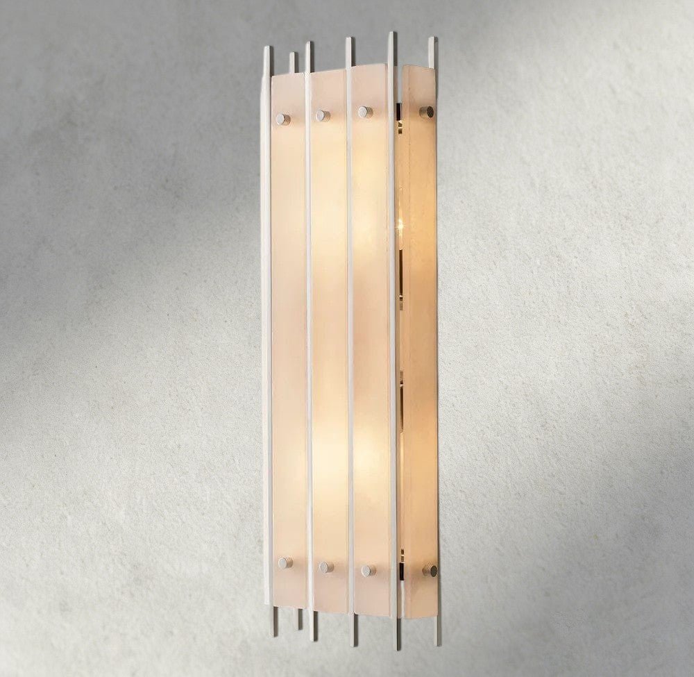 Sun Marco Alabaster Grand Rectangular Sconce - Zelno Lighting
