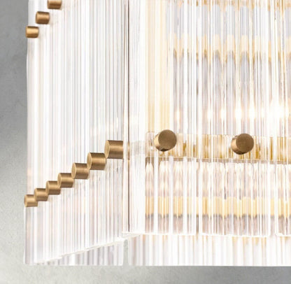 Sun Marco Rectangular Chandelier 54", 72" - Zelno Lighting