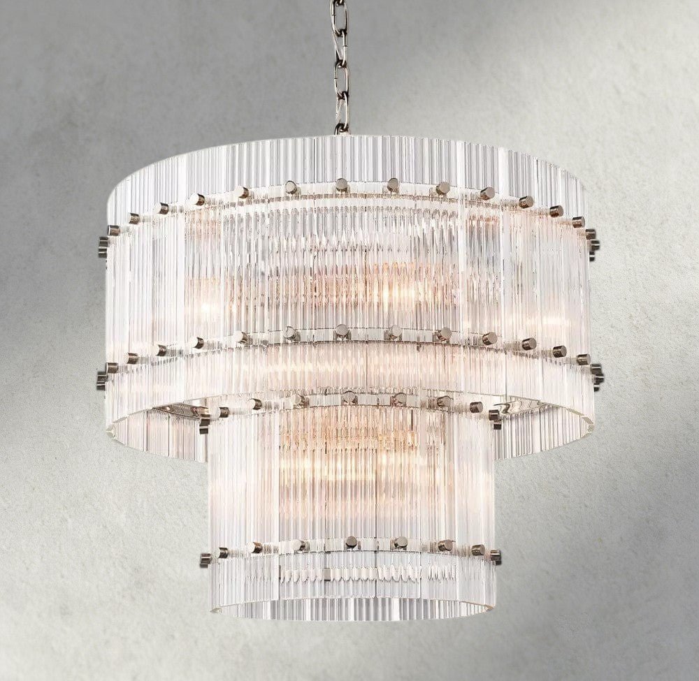 Sun Marco Two - Tier Round Chandelier 22", 37", 48", 60" - Zelno Lighting