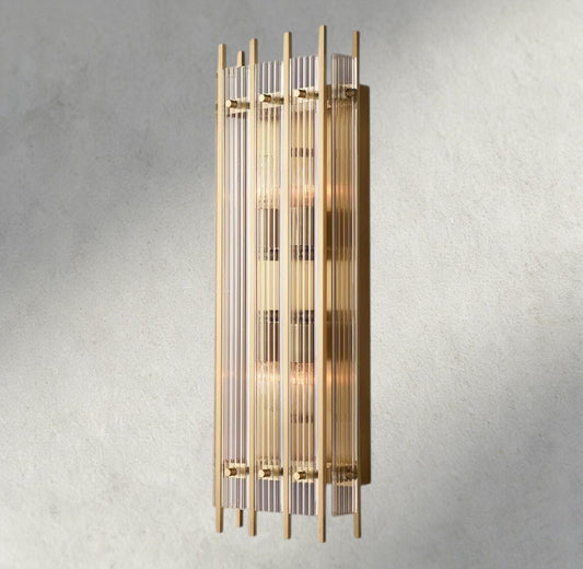 Sun Merca Grand Rectangular Sconce - Zelno Lighting