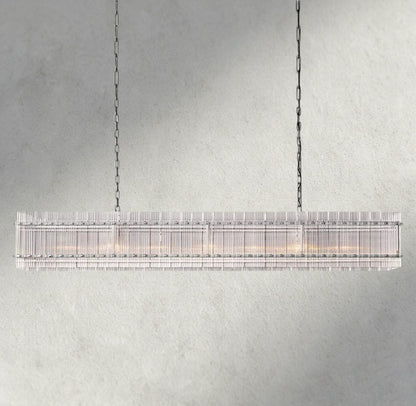 Sun Merca Rectangular Chandelier 54", 72" - Zelno Lighting