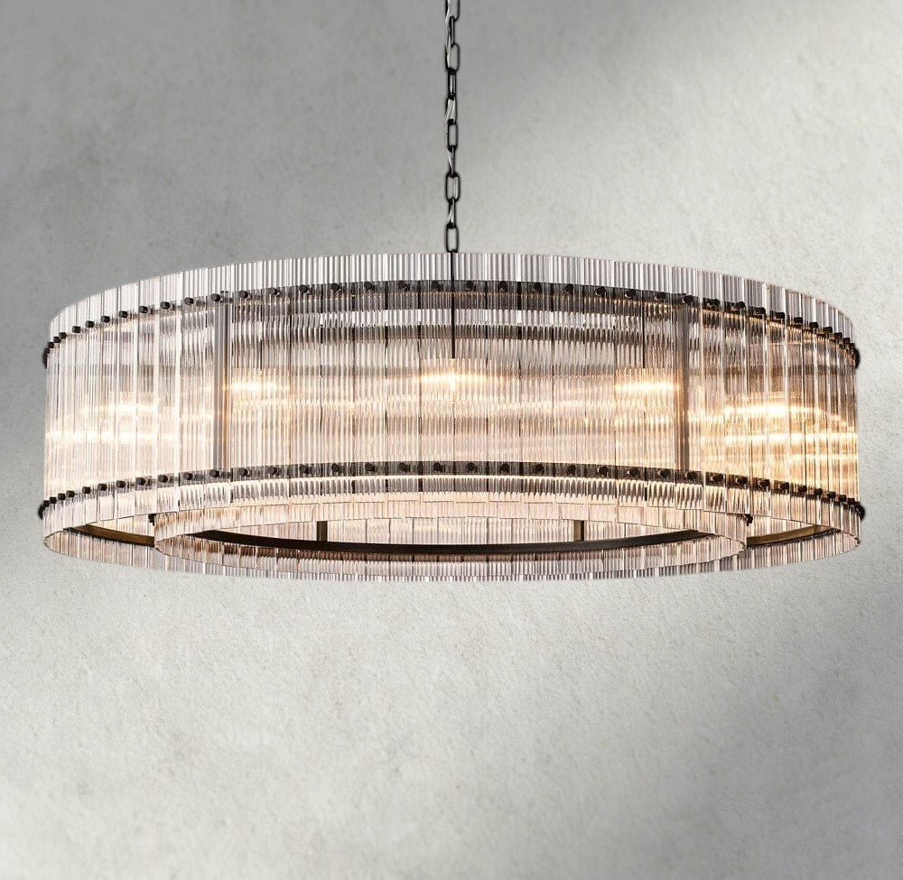 Sun Merca Round Chandelier 22", 37", 48", 60" - Zelno Lighting