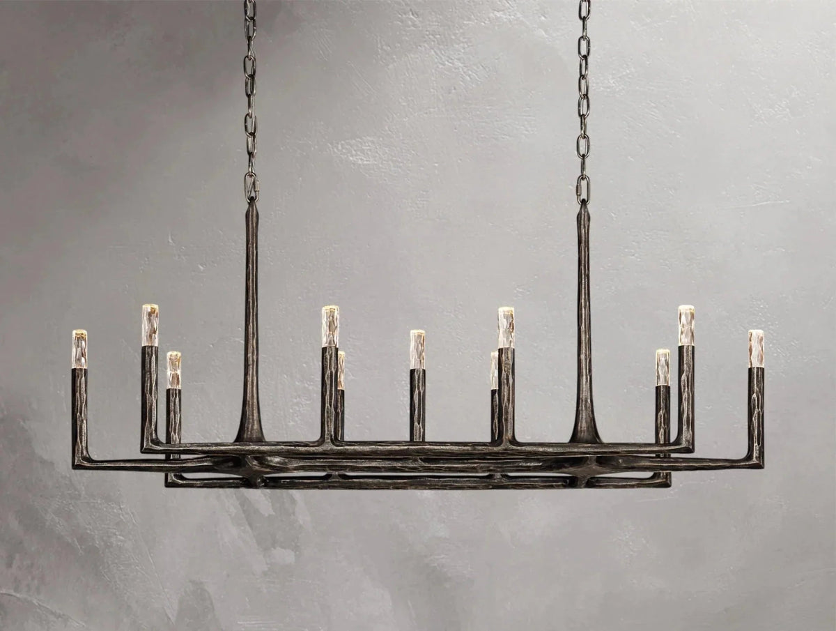 Thadria Linear Chandelier - Zelno Lighting