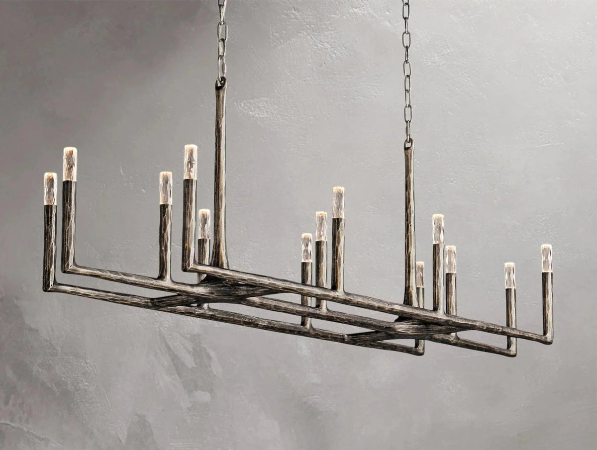 Thadria Linear Chandelier - Zelno Lighting